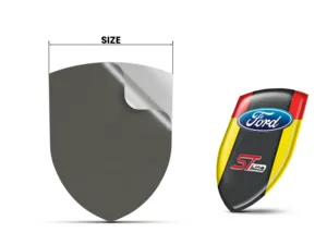 Ford Logosticker Hochwertig Minimal Design Personalisierbar